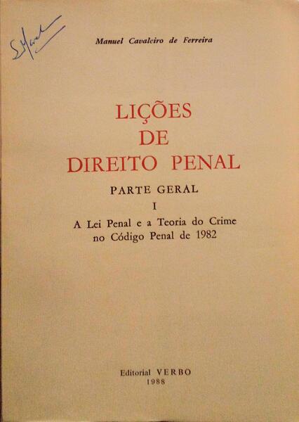 LIÃ‡Ã•ES DE DIREITO PENAL. [2 VOLS.]