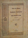 ACTAS DAS SESSÃ•ES DA COMISSÃƒO EXECUTIVA DA CÃ‚MARA MUNICIPAL DE LISBOA ANO DE 1920.