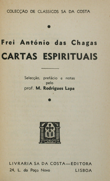 CARTAS ESPIRITUAIS. [3.Âª EDIÃ‡ÃƒO]