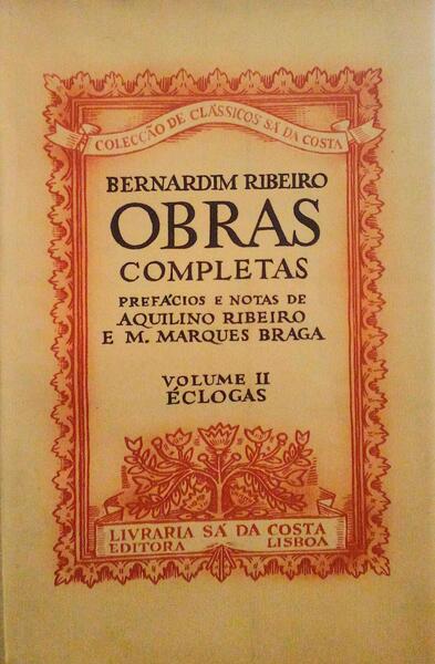 OBRAS COMPLETAS: VOLUME II - Ã‰CLOGAS. [BRO.]