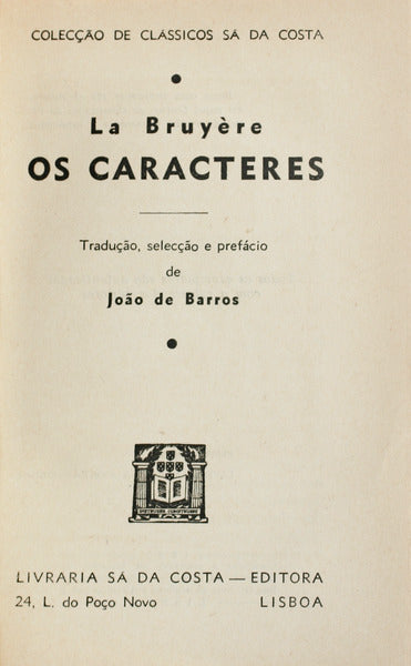 OS CARACTERES.