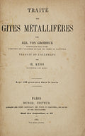 TRAITÃ‰ DES GITES MÃ‰TALLIFÃˆRES.