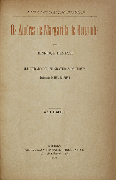 OS AMÃ”RES DE MARGARIDA DE BORGONHA.