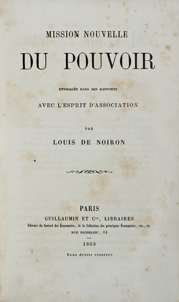 MISSION NOUVELLE DU POUVOIR.