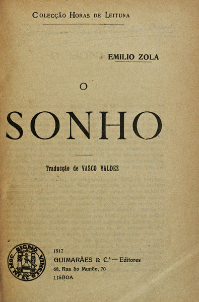 O SONHO. UMA LIÃ‡ÃƒO.