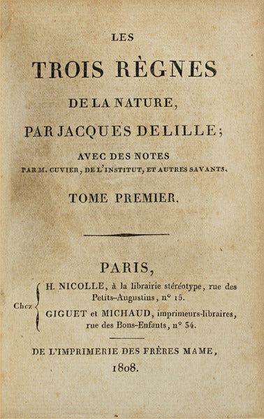 LES TROIS RÃˆGNES DE LA NATURE.