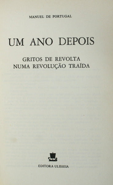 UM ANO DEPOIS.