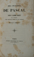 DES PENSÃ‰ES DE PASCAL.