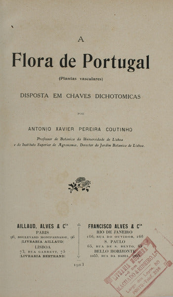 A FLORA DE PORTUGAL.
