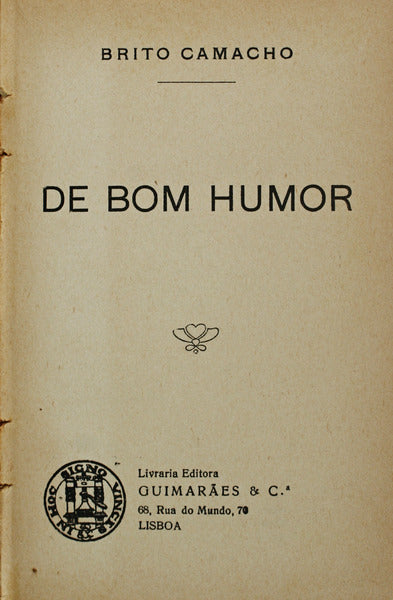 DE BOM HUMOR.  [ENC.]