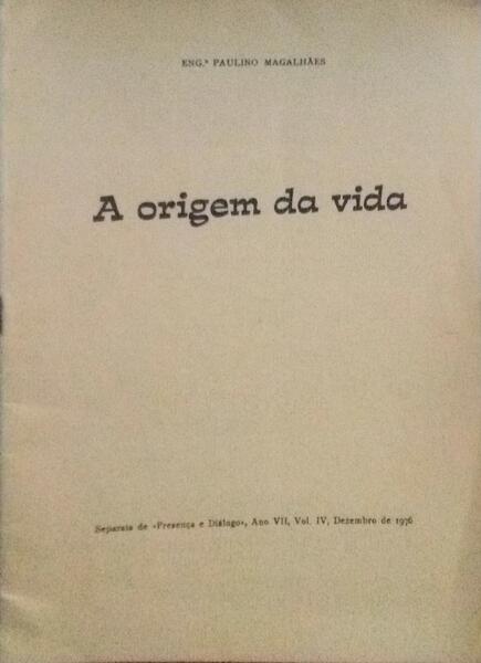 A ORIGEM DA VIDA.