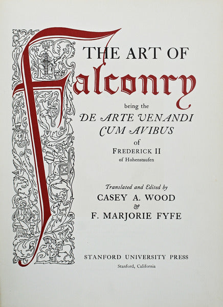 THE ART OF FALCONRY.