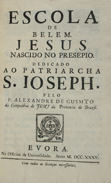 ESCOLA DE BELEM. JESUS NASCIDO NO PRESEPIO.