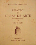 RELAÃ‡ÃƒO DE OBRAS DE ARTE OFERECIDAS EM 1953 e 1954.