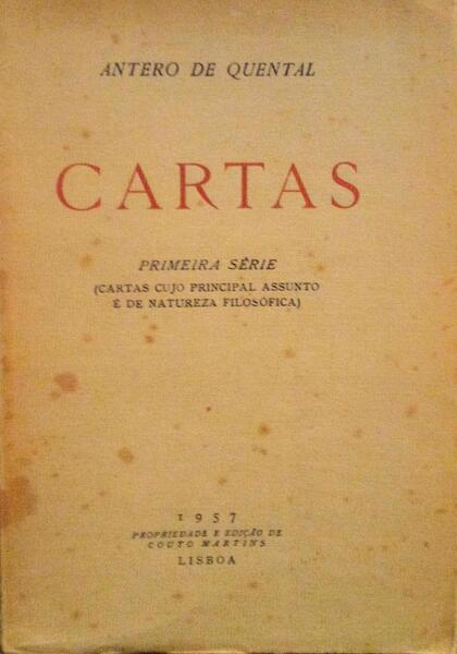 CARTAS. PRIMEIRA SERIE.