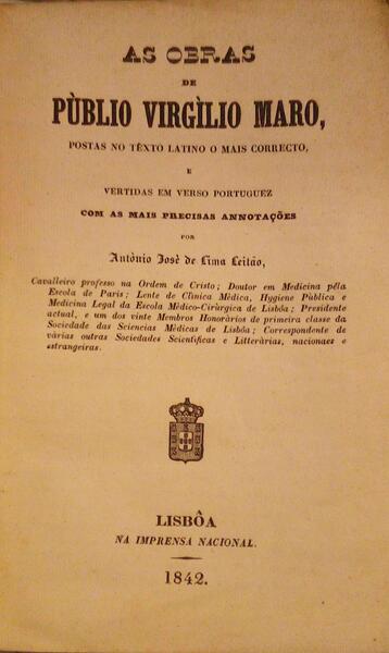 AS OBRAS DE PÃšBLIO VIRGÃŒLIO MARO, POSTAS NO TÃŠXTO LATINO O MAIS CORRECTO.