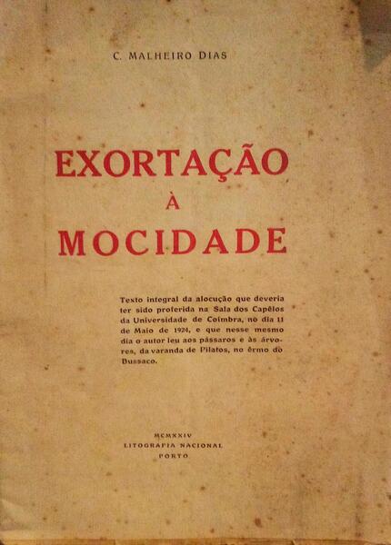 EXORTAÃ‡ÃƒO Ã€ MOCIDADE.