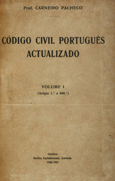 CÃ“DIGO CIVIL PORTUGUÃŠS ACTUALIZADO.