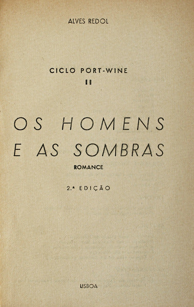 OS HOMENS E AS SOMBRAS.