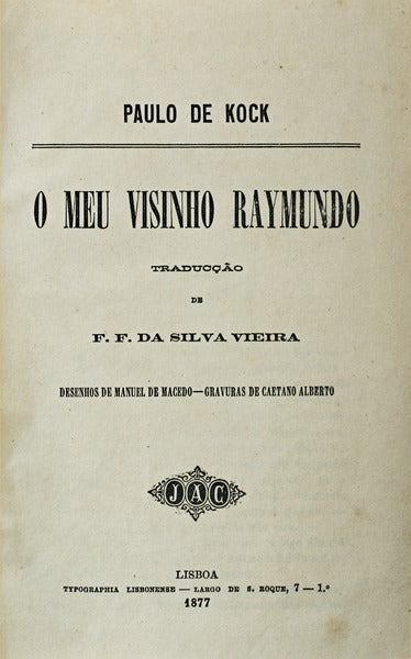 O MEU VISINHO RAYMUNDO.