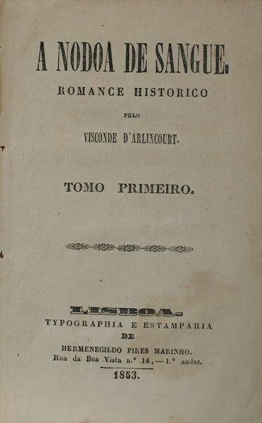 A NODOA DE SANGUE. [2 VOL.].