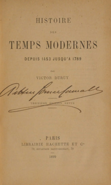 HISTOIRE DES TEMPS MODERNES DEPUIS 1453 JUSQU' A 1789.