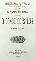 O CONDE DE S. LUIZ. [1.Âª EDIÃ‡ÃƒO]