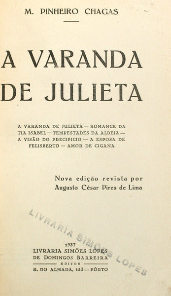 A VARANDA DE JULIETA.