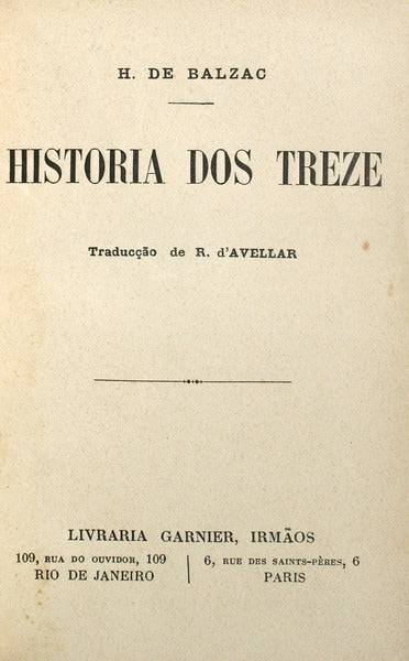 HISTÃ“RIA DOS TREZE.