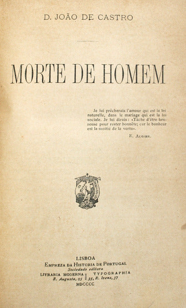 MORTE DE HOMEM.
