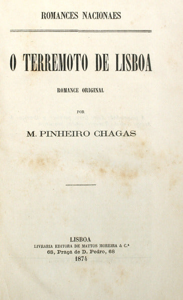 O TERREMOTO DE LISBOA.