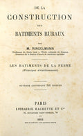 DE LA CONSTRUCTION DES BATIMENTS RURAUX.
