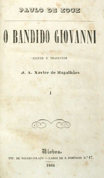 O BANDIDO GIOVANNI [VOL. I e II].