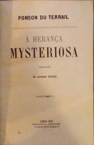 A HERANÃ‡A MYSTERIOSA [VOL. I e II].