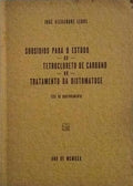SUBSIDIOS PARA O ESTUDO DO TETROCLORETO DE CARBONO NO TRATAMENTO DA DISTOMATOSE.