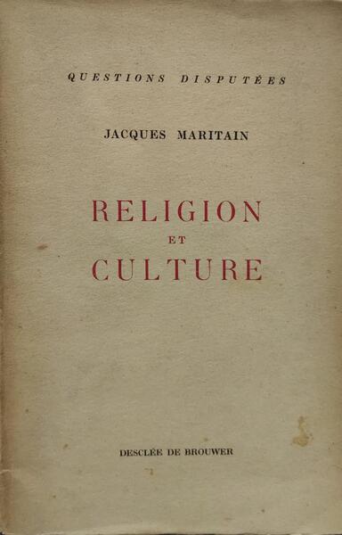 RELIGION ET CULTURE.
