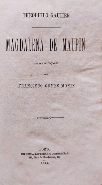 MAGDALENA DE MAUPIN.