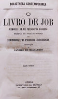 O LIVRO DE JOB. MEMÃ“RIAS DE UM PHILOSOPHO MODERNO.