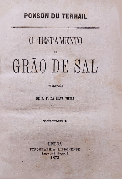 O TESTAMENTO DE GRÃƒO DE SAL.