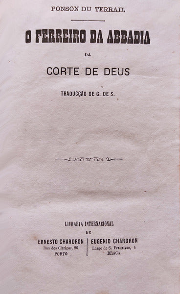 O FERREIRO DA ABADIA DA CORTE DE DEUS.