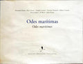 ODES MARÃTIMAS, ODES MARITIMES.