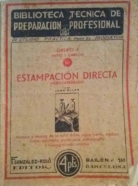 ESTAMPACIÃ“N DIRECTA - HUECOGRABADO.