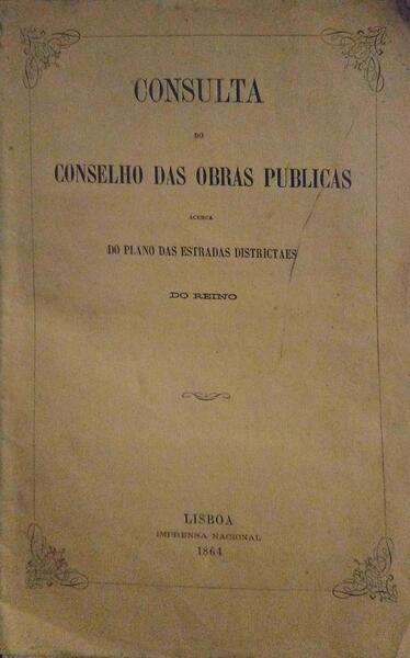 CONSULTA DO CONSELHO DAS OBRAS PUBLICAS...