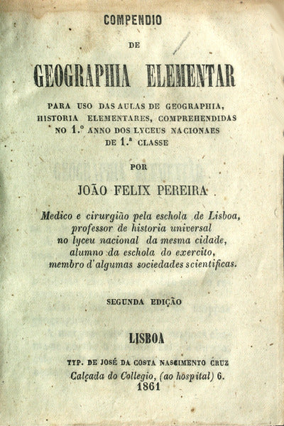 COMPENDIO DE GEOGRAPHIA ELEMENTAR. [3 OBRAS]
