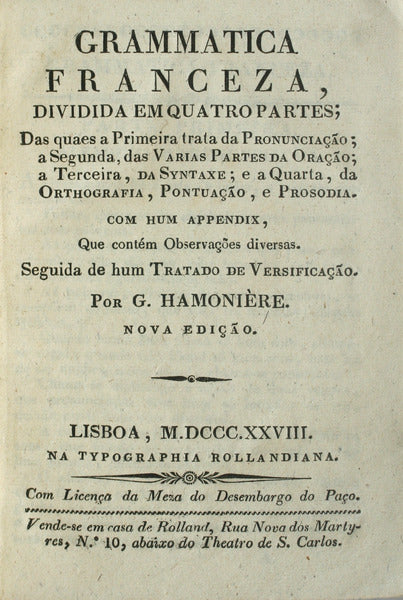 GRAMMATICA FRANCEZA,
