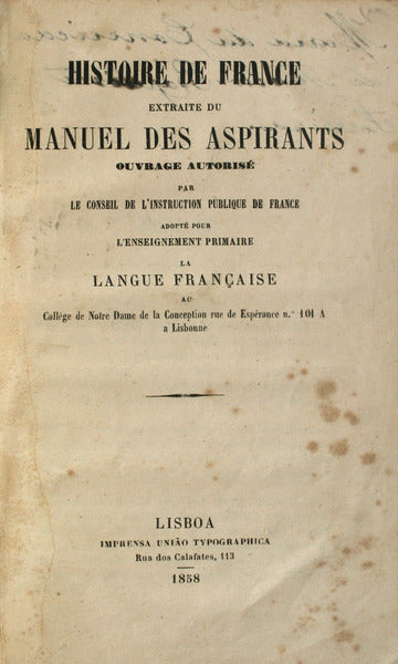 HISTOIRE DE FRANCE.