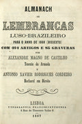 ALMANACH DE LEMBRANÃ‡AS LUSO-BRAZILEIRO PARA O ANNO DE 1868.