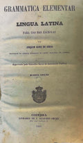 GRAMMATICA ELEMENTAR DA LINGUA LATINA.