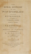 THE RURAL ECONOMY OF THE WEST OF ENGLAND: