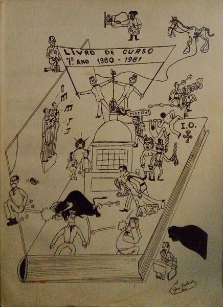 LIVRO DE CURSO 7.Âº ANO, 1980-1981.
